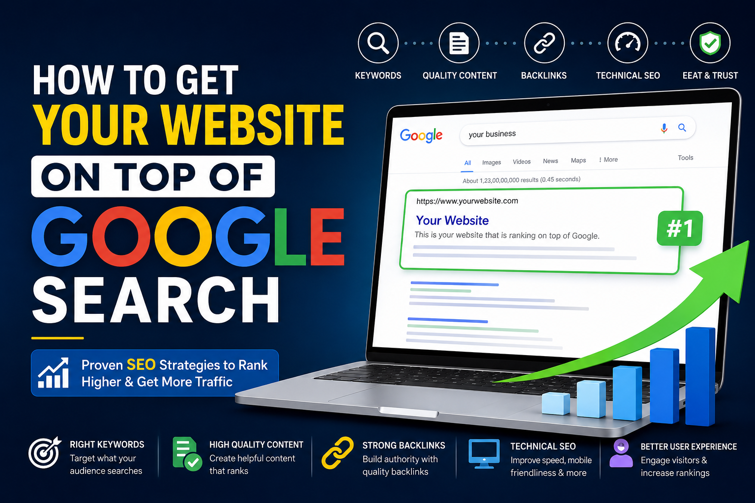 How to Get My Website on Top of Google Search 2026